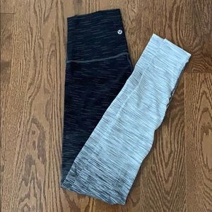 Lululemon Wunder Under ombré leggings